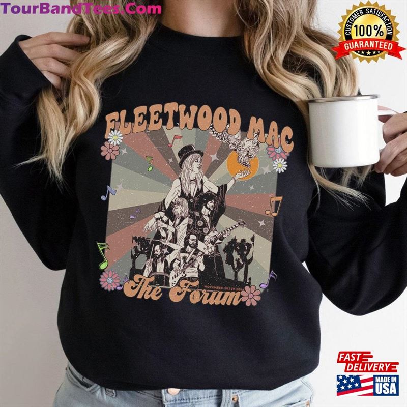 Fleetwood Mac T-Shirt At The Forum Crew Tee Long Sleeves Sweatshirt Hoodie 29Uf168403 – Utopia Fashion