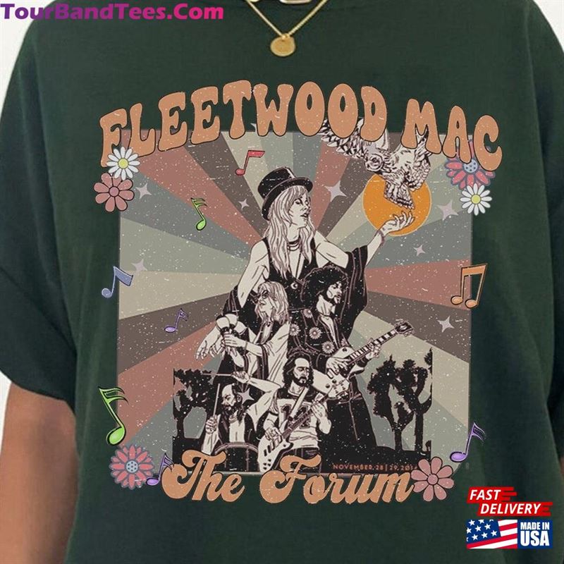 Fleetwood Mac T-Shirt At The Forum Crew Tee Long Sleeves Sweatshirt Hoodie 29Uf168403 – Utopia Fashion