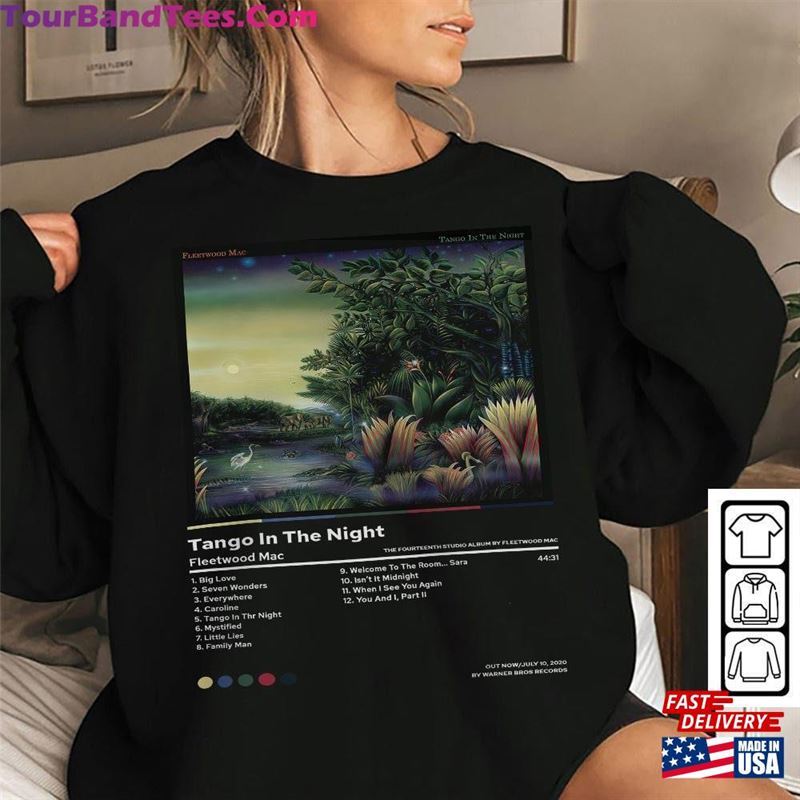 Fleetwood Mac Tango In The Night Album Tracklist Shirt Vintage Retro Graphic Tee Rap Unisex Gifts Fan T-Shirt 29Uf169241 – Utopia Fashion