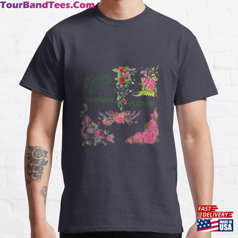 Flower T Shirt Classic T-Shirt Unisex 29Uf182115 – Utopia Fashion