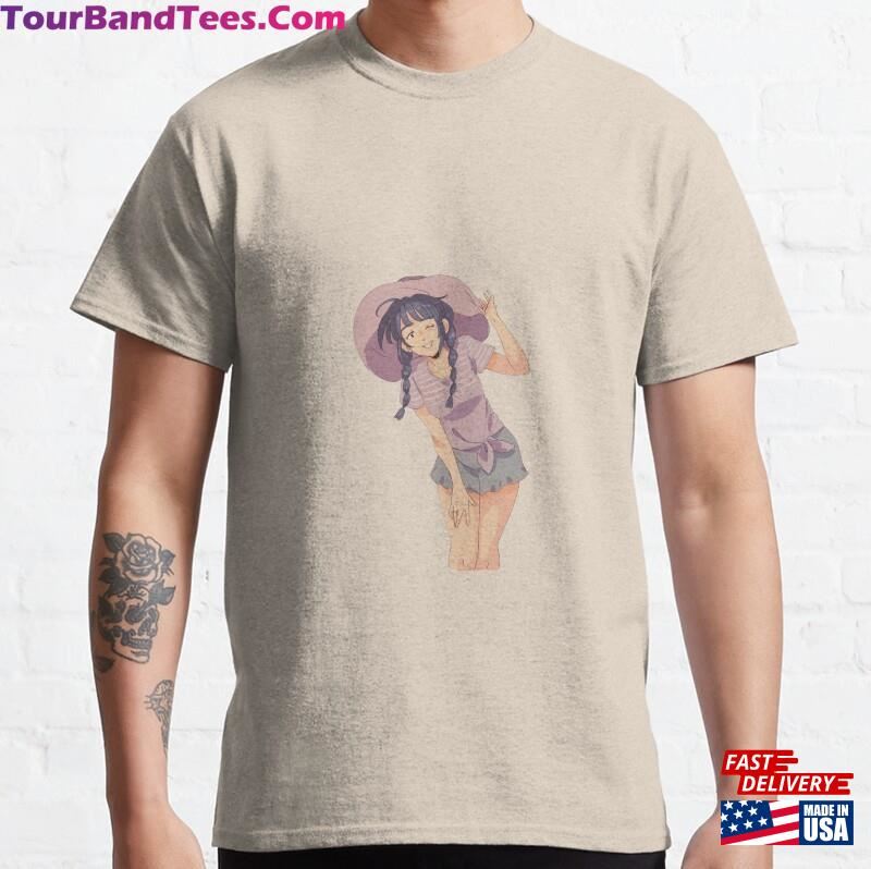 Funny Anime Lady In Pink Classic T-Shirt Unisex 29Uf186692 – Utopia Fashion