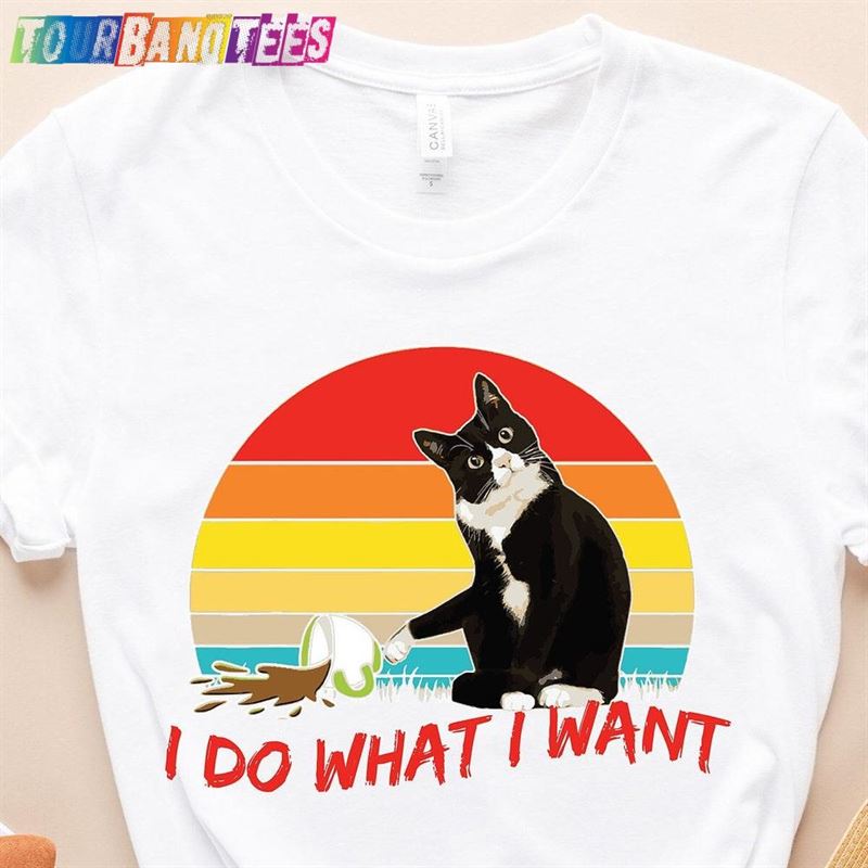 Funny Cat Shirt I Do What Want Cute Sweatshirt Unisex 29Uf175224 – Utopia Fashion