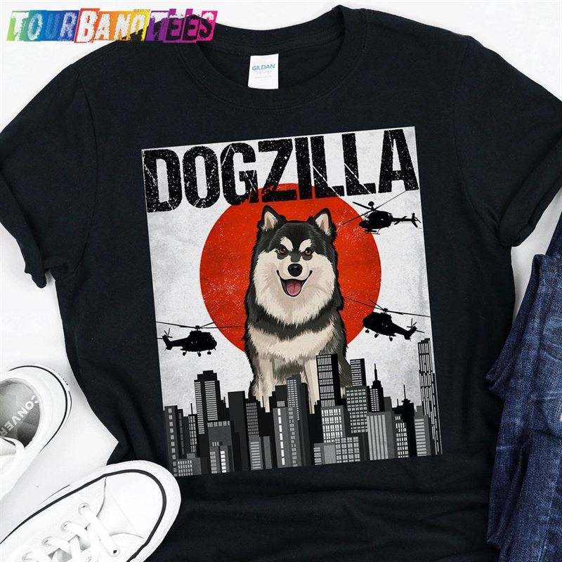 Funny Finnish Lapphund Dogzilla Vintage Japanese Dog Godzilla Gift Classic T-Shirt 29Uf177844 – Utopia Fashion