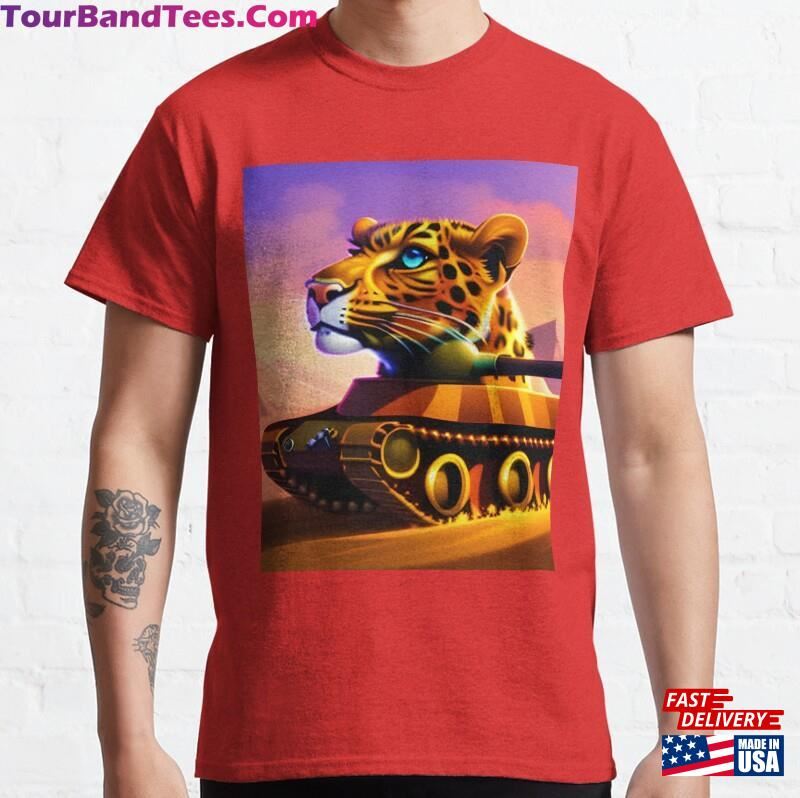 Funny Leopard Tank Classic T-Shirt Sweatshirt 29Uf177556 – Utopia Fashion