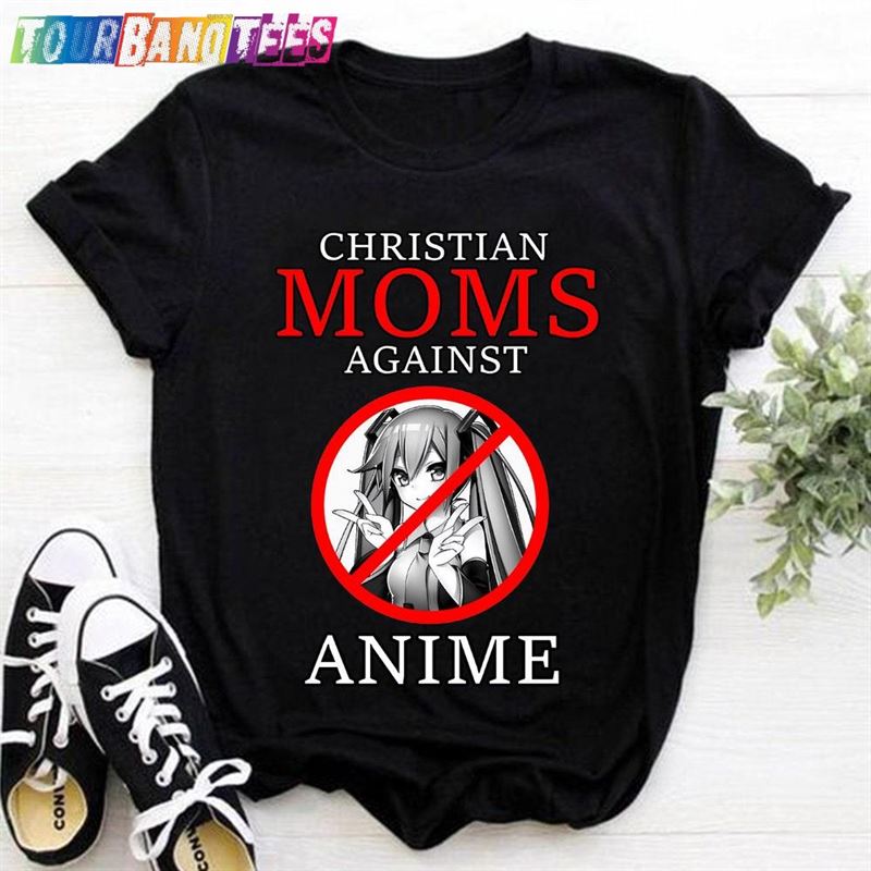 Funny Mom Shirt Christian Moms Against Anime Sweatshirt Unisex 29Uf175185 – Utopia Fashion