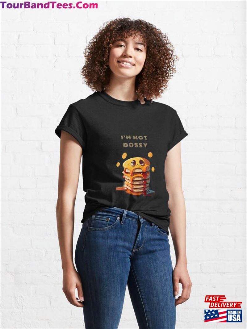 Funny Pancake Cartoon Deliciously Cute T-Shirt Design Classic Unisex 29Uf177233 – Utopia Fashion