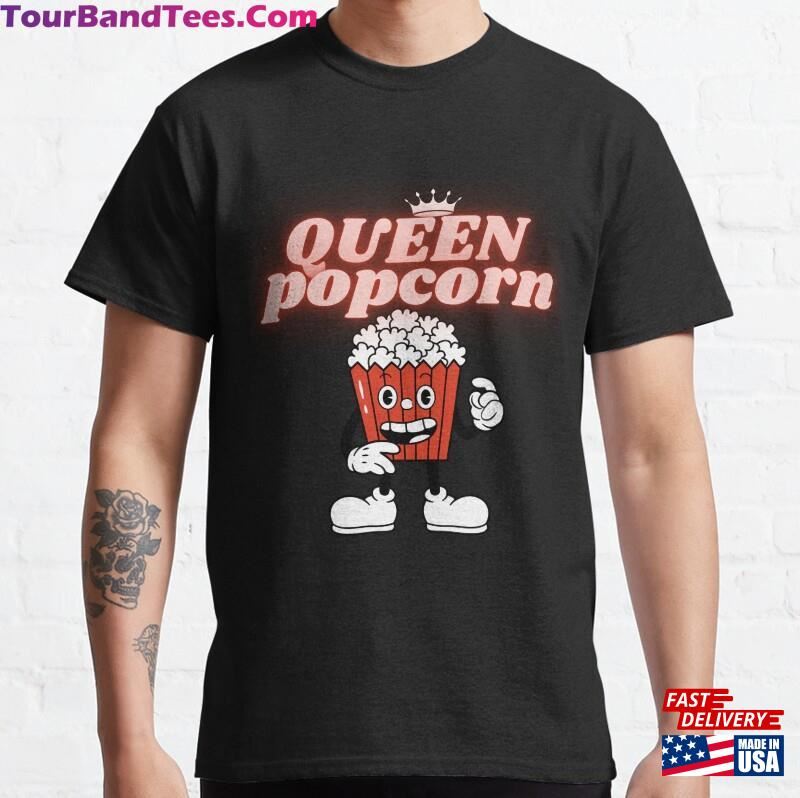 Funny Popcorn Queen T Shirt Sweatshirt Unisex 29Uf182621 – Utopia Fashion