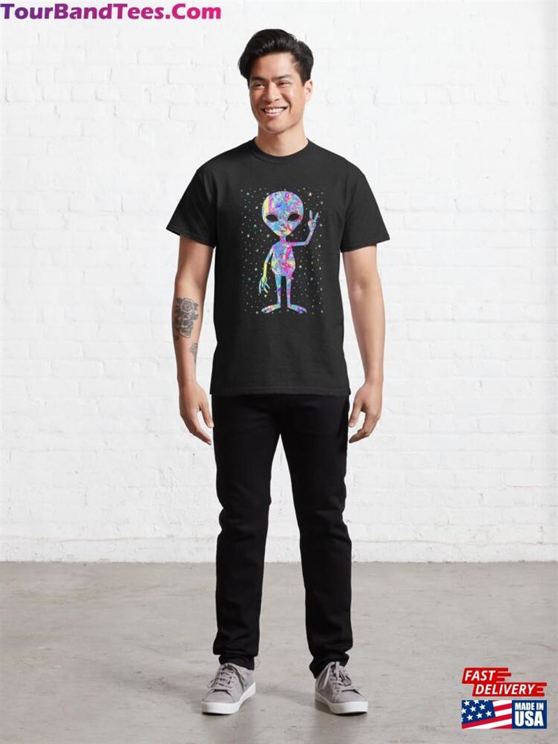 Funny Retro Groovy Alien Shirt Sweatshirt Hoodie 29Uf167224 – Utopia Fashion