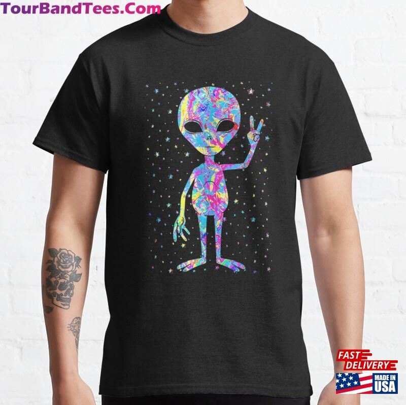 Funny Retro Groovy Alien Shirt Sweatshirt Hoodie 29Uf167224 – Utopia Fashion