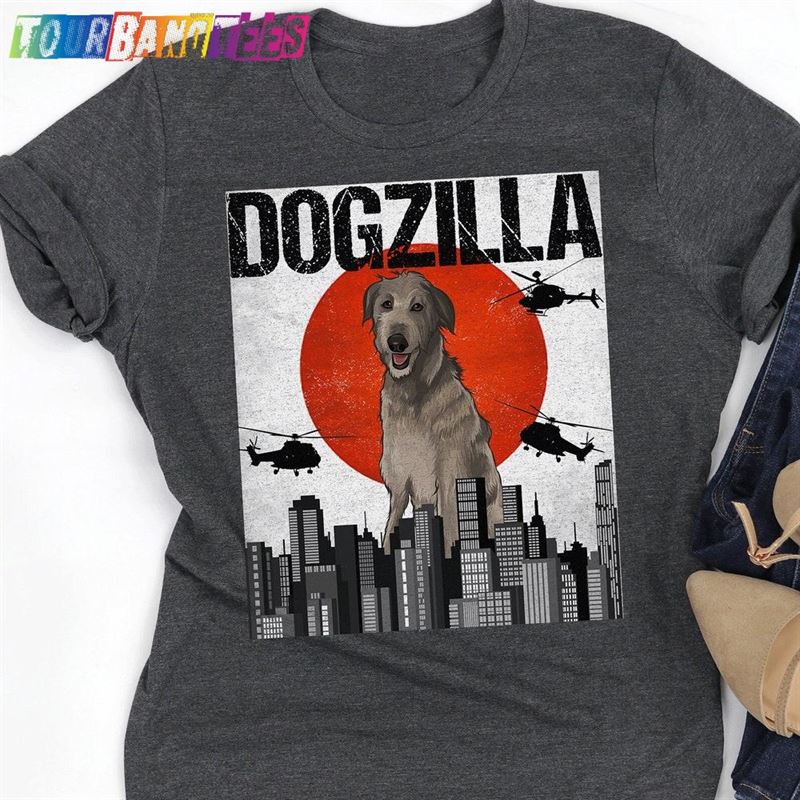 Funny Scottish Deerhound Dogzilla Vintage Japanese Dog Godzilla Gift Classic Sweatshirt 29Uf177710 – Utopia Fashion