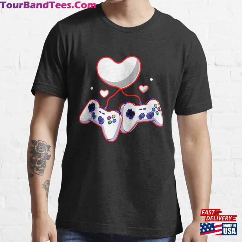 Funny Valentine’S Day Quote Gamer Controller Couple For Cool Essential T-Shirt Hoodie 29Uf186815 – Utopia Fashion