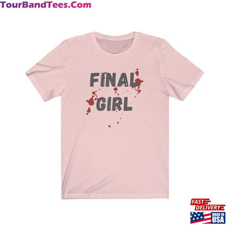 Funny Women’S Halloween Short Sleeve Tee Final Girl T-Shirt Horror Scary Movie Shirt Unisex Classic 29Uf172535 – Utopia Fashion