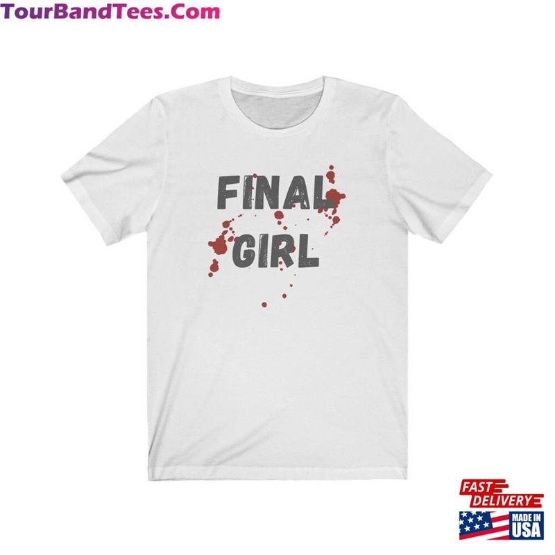 Funny Women’S Halloween Short Sleeve Tee Final Girl T-Shirt Horror Scary Movie Shirt Unisex Classic 29Uf172535 – Utopia Fashion