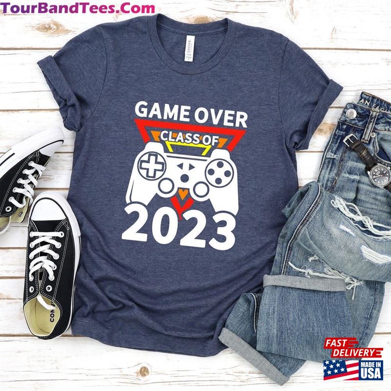 Game Over Class Of T-Shirt Personalized Senior Shirt Graduation Gift Sweatshirt Classic 29Uf182372 – Utopia Fashion