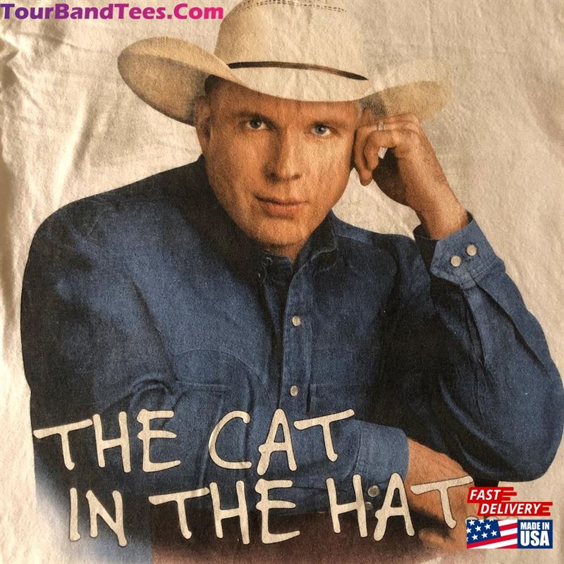 Garth Brooks The Cat In Hat Classic County Southern Rock Band Concert Tour T-Shirt Unisex 29Uf164975 – Utopia Fashion