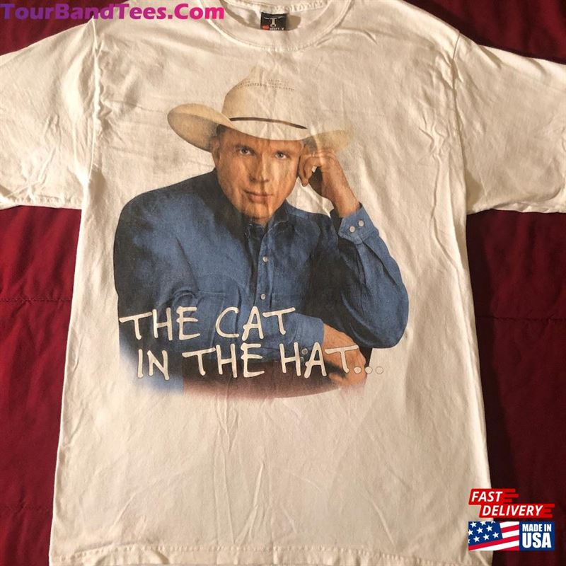 Garth Brooks The Cat In Hat Classic County Southern Rock Band Concert Tour T-Shirt Unisex 29Uf164975 – Utopia Fashion