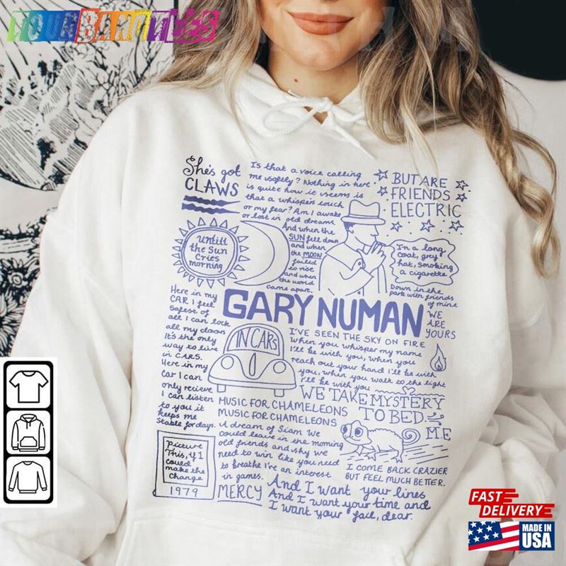 Gary Numan Shirt Album Band Unisex Hoodie 29Uf172761 – Utopia Fashion