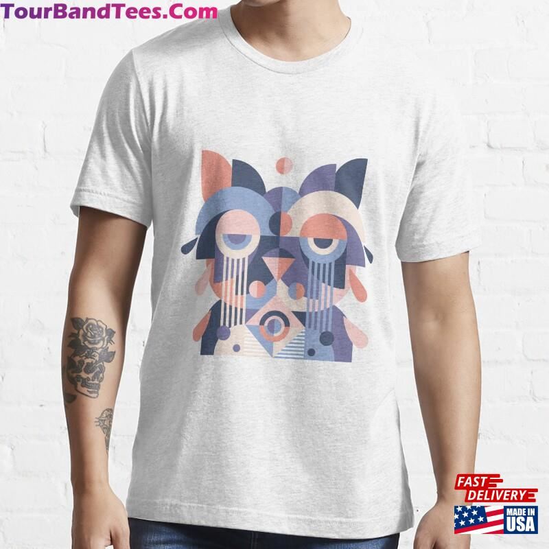 Geometric Owl Essential T-Shirt Classic 29Uf182081 – Utopia Fashion