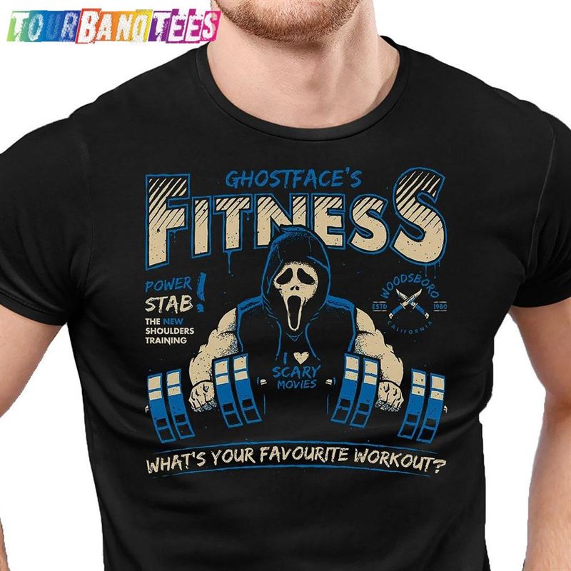 Ghost Face Fitness Gym T-Shirt Men’S Tee Shirt Gamers Shirts Geek Training Top Funny Anime Sweatshirt 29Uf179030 – Utopia Fashion