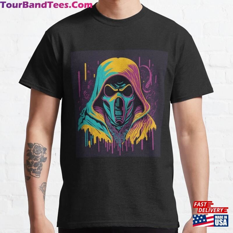 Ghostface Mask Design Scary Movie Horror Fan Art Classic T-Shirt Hoodie 29Uf167223 – Utopia Fashion