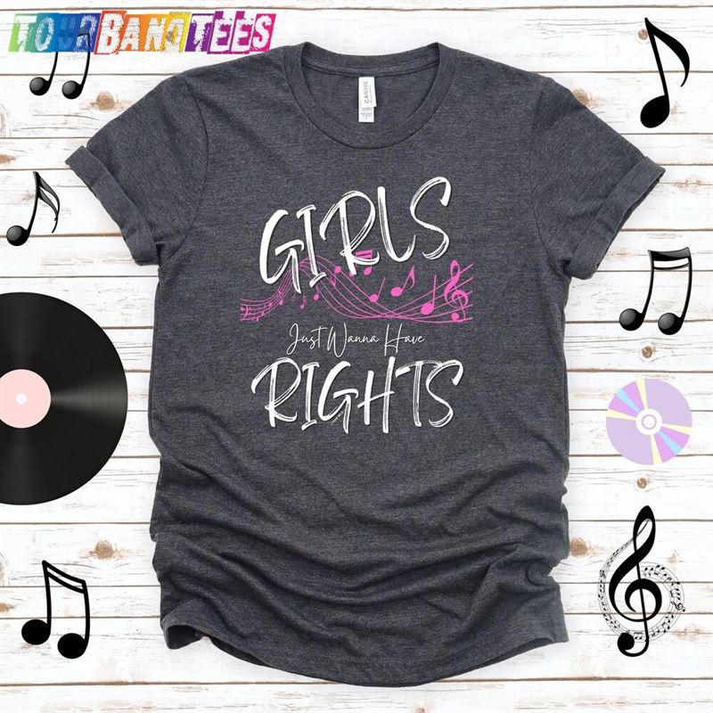 Girls Just Wanna Have Rights Music Tour Concert Sweatshirt T-Shirt 29Uf180130 – Utopia Fashion