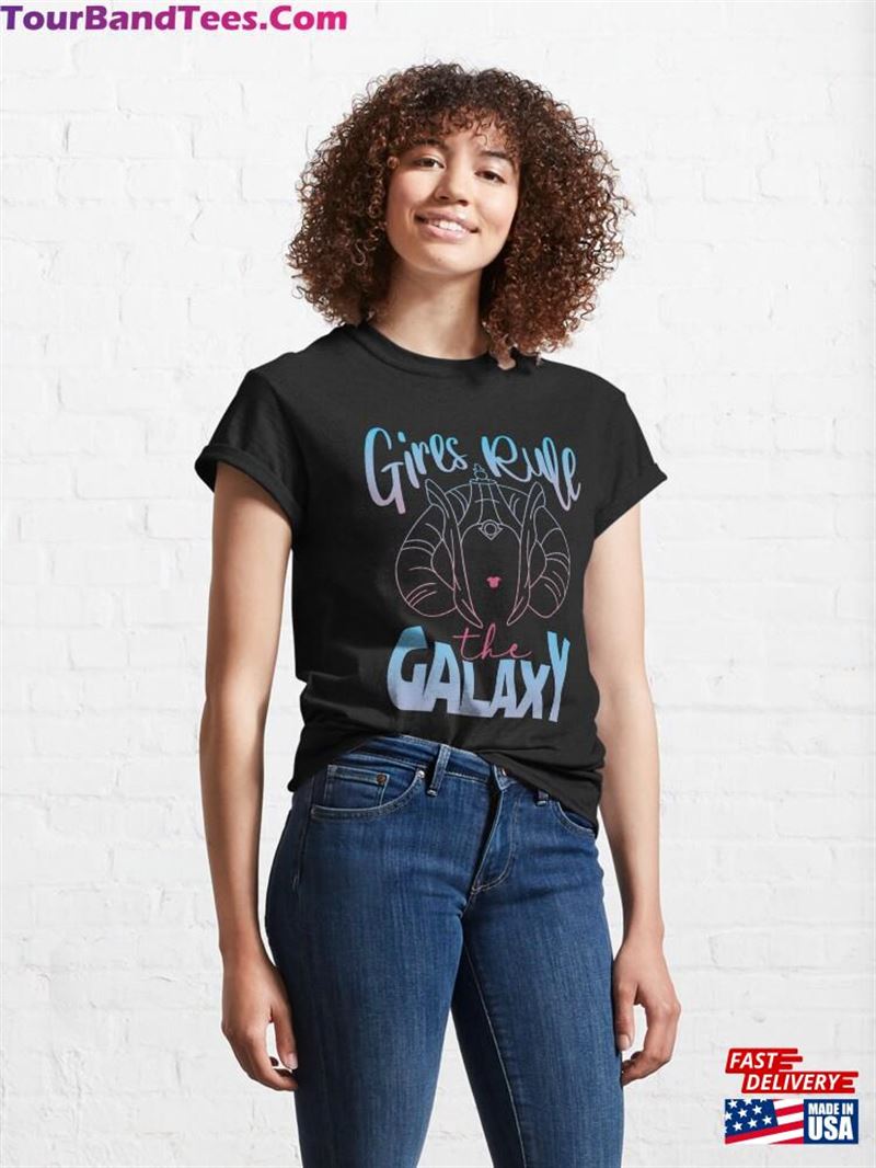 Girls Rule The Galaxy Classic T-Shirt Unisex 29Uf177758 – Utopia Fashion