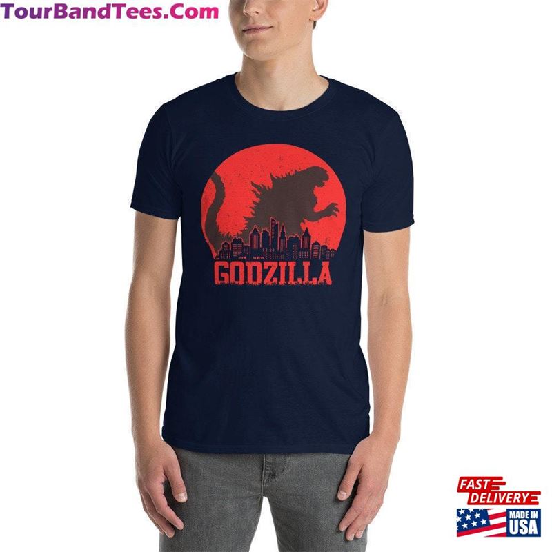 Godzilla T-Shirt Cool Japanese Kaiju Movie Monster Shirt King Of The Monsters Classic 29Uf166228 – Utopia Fashion