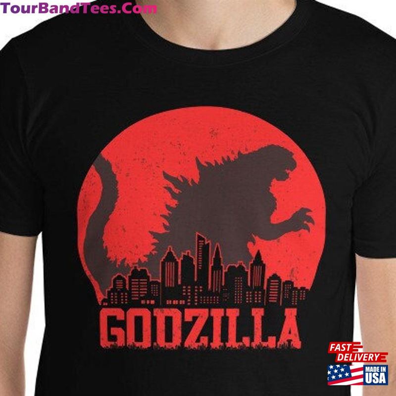 Godzilla T-Shirt Cool Japanese Kaiju Movie Monster Shirt King Of The Monsters Classic 29Uf166228 – Utopia Fashion