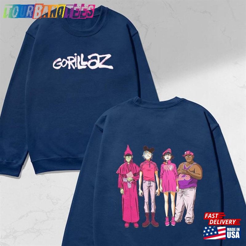 Gorillaz Alternative Rock Unisex Streetwear T-Shirt Sweatshirt Hoodie 29Uf169765 – Utopia Fashion