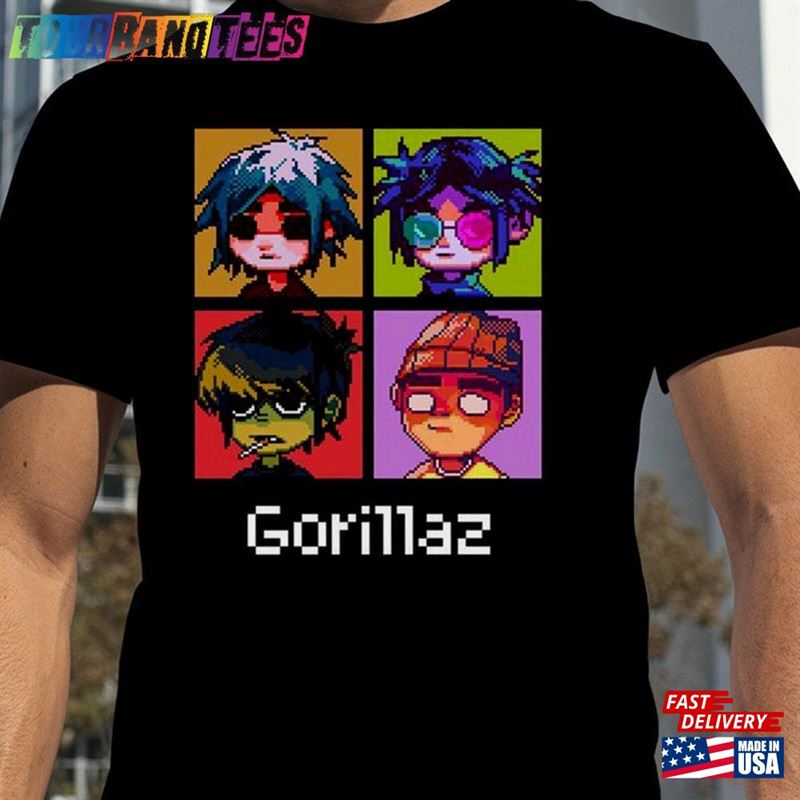 Gorillaz Band Shirt Sweatshirt Classic 29Uf169750 – Utopia Fashion