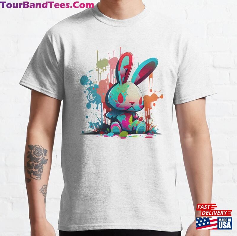 Graffiti Powerful Cartoon Rabbit (Eastern 2023) Classic T-Shirt Hoodie Sweatshirt 29Uf186799 – Utopia Fashion