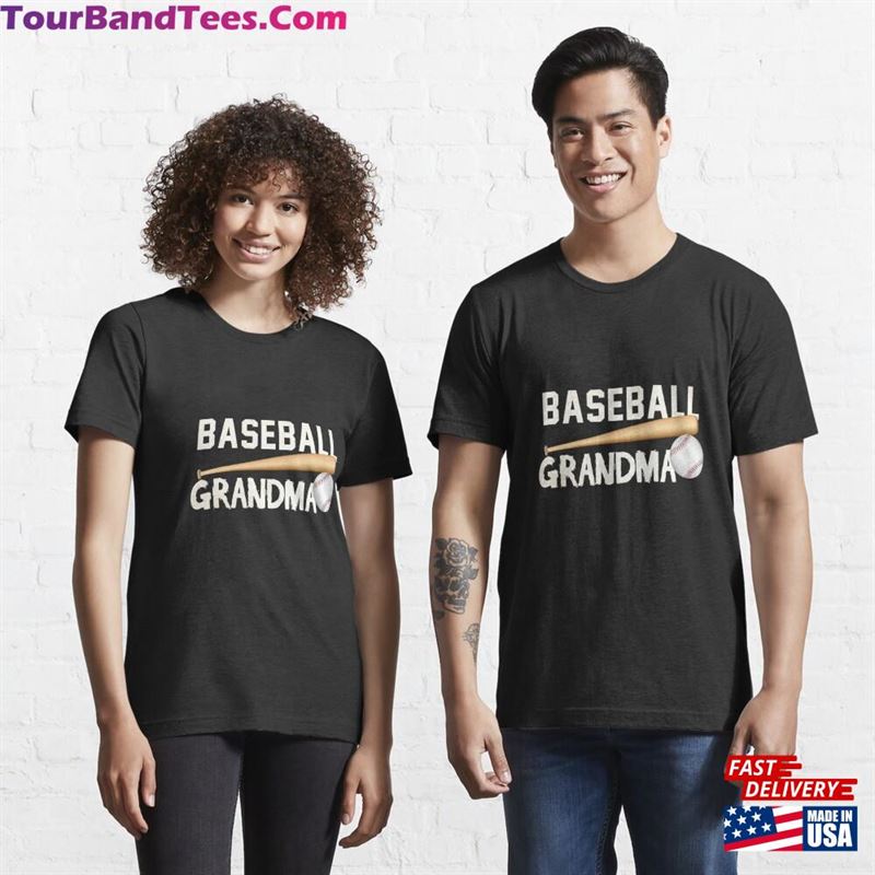 Grandma Baseball Funny Tee Gift Essential T-Shirt Sweatshirt 29Uf172355 – Utopia Fashion