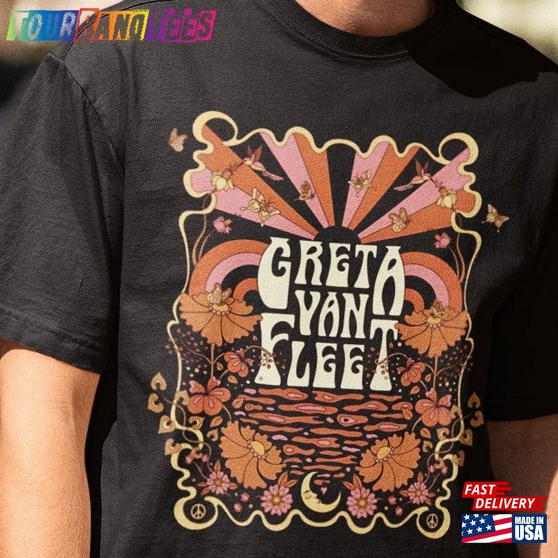 Gre Ta Van Fleet Sweatshirt Retro Gret A Shirt Gr Eta Merch Classic 29Uf171807 – Utopia Fashion