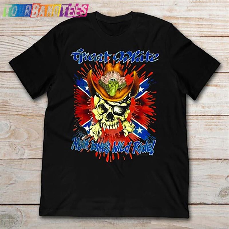 Great White Band Music Tour Cotton Unisex T-Shirt Hoodie 29Uf174525 – Utopia Fashion