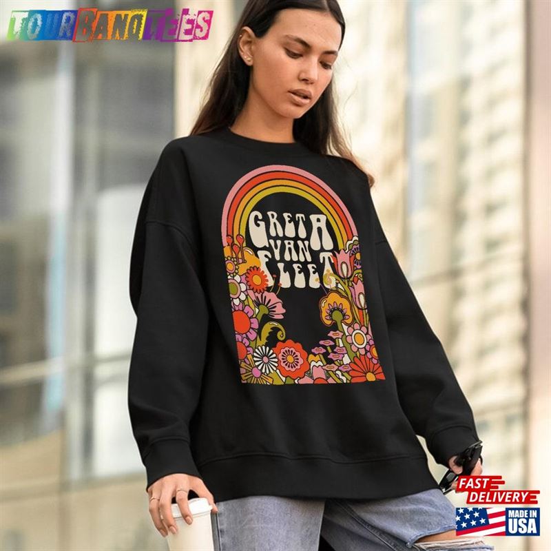 Greta Sweatshirt Retro Van Fleet Shirt Dream In Gold Tour Free Shipping Hoodie Classic 29Uf171813 – Utopia Fashion