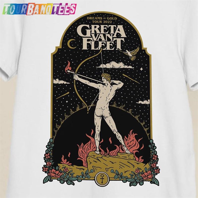 Greta Van Fleet Dreams On Gold Tour Shirt Rock Band Gvf Classic Unisex 29Uf165340 – Utopia Fashion