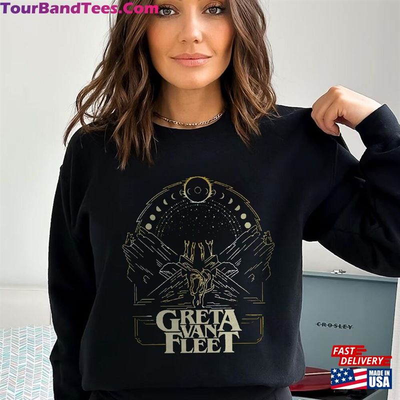 Greta Van Fleet Shirt Dream In Gold Tour Merch Classic Unisex 29Uf168247 – Utopia Fashion