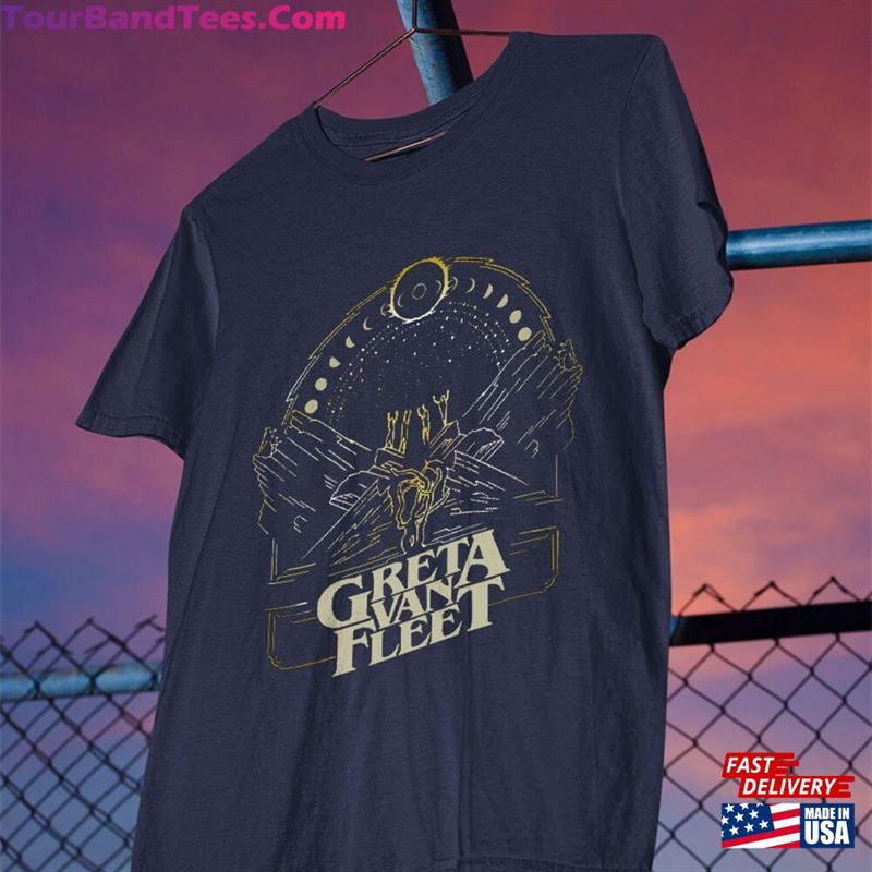 Greta Van Fleet Shirt Dream In Gold Tour Merch Classic Unisex 29Uf168247 – Utopia Fashion