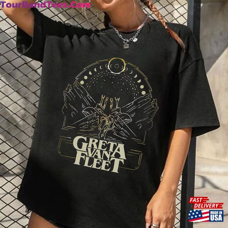 Greta Van Fleet Shirt Dream In Gold Tour Merch Classic Unisex 29Uf168247 – Utopia Fashion