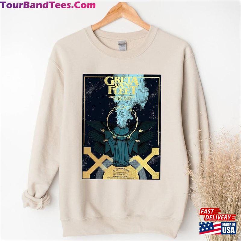 Greta Van Fleet Shirt Hoodie Retro Merch T-Shirt Sweatshirt 29Uf164740 – Utopia Fashion