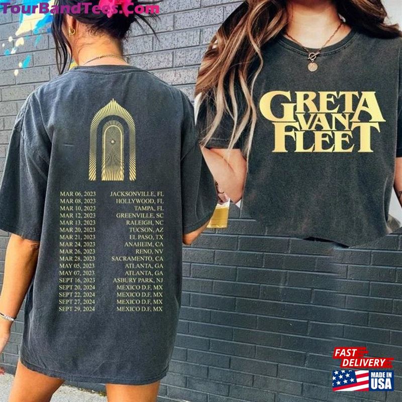 Greta Van Fleet Sweatshirt Retro Shirt Merch Unisex T-Shirt 29Uf165670 – Utopia Fashion