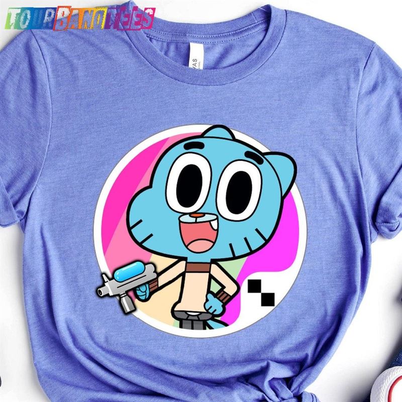 Gumball Watterson Tee Cartoon Network Shirt Happy Unisex T-Shirt 29Uf177288 – Utopia Fashion