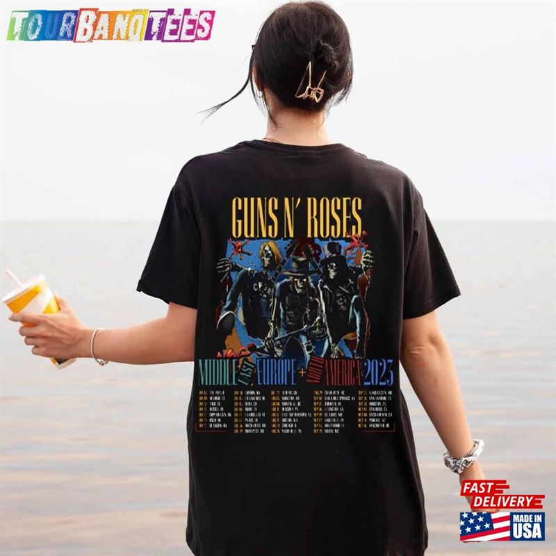 Gun N’Roses World Tour Guy T-Shirt Unisex 29Uf172713 – Utopia Fashion