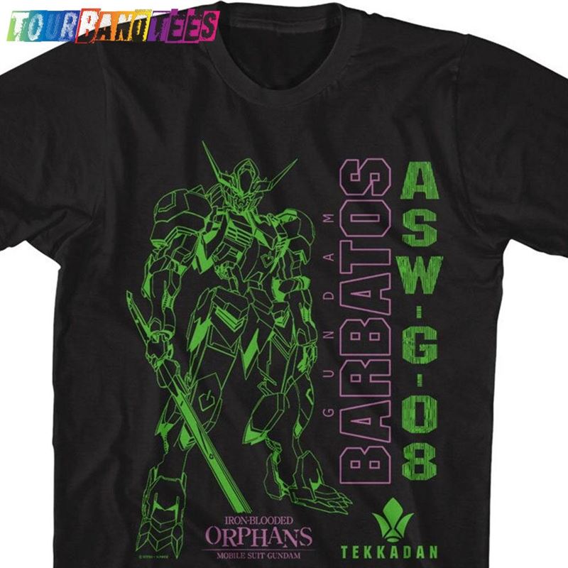 Gundam Barbatos Asw Logo Black Shirt Unisex T-Shirt 29Uf174900 – Utopia Fashion