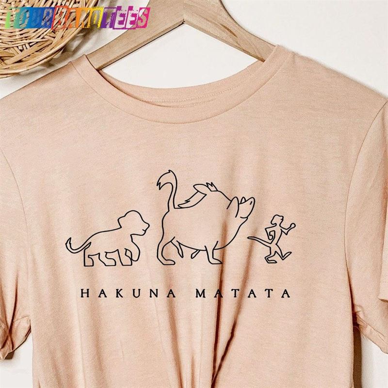 Hakuna Matata Shirt Disney Family Trip Sweatshirt Unisex 29Uf175307 – Utopia Fashion