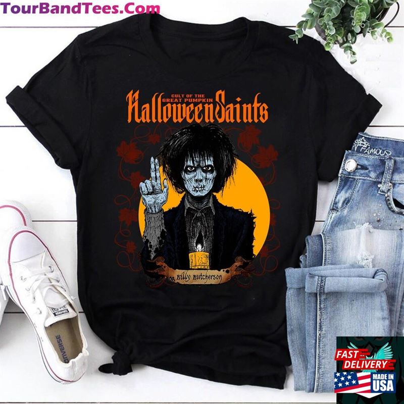 Halloween Saints Billy Butcherson Vintage T-Shirt Shirt Hocus Pocus Sweatshirt Hoodie 29Uf172425 – Utopia Fashion