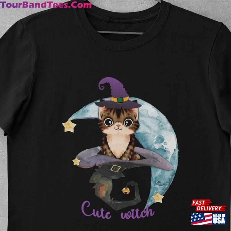 Halloween Tshirt Cat Witch Shirt For Women Sweatshirt Hoodie 29Uf167744 – Utopia Fashion