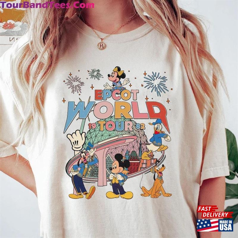 Happiest Place Epcot World Tour Walt Disney T-Shirt Classic 29Uf187789 – Utopia Fashion