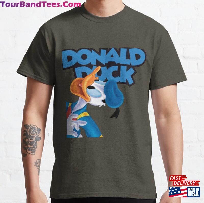 Happy Donald Duck Funny Face Playing American Football Hoodie Classic 29Uf187365 – Utopia Fashion