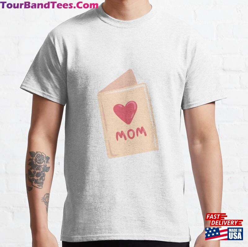 Happy Mother’S Day Floral Postcard Classic T-Shirt Unisex 29Uf187198 – Utopia Fashion